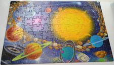 Melissa  Doug Solar System 100 Piece Jigsaw Puzzle Complete 14x19 Space Planets
