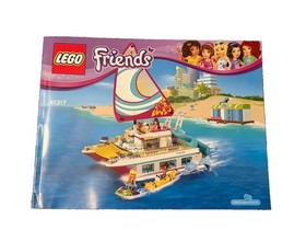 LEGO Friends Sunshine Catamaran 41317 Instructions Manual Booklet + Stickers