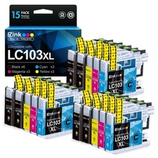 LC103 LC103XL Compatible Ink Cartridge Replacement for Brother LC103 XL LC103...