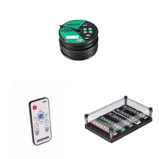 Kicker Marine RGB Install Bundle 46KMWRGB150 LED Speaker Wire, 41KMLC Light...
