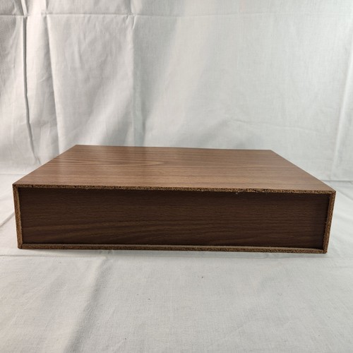 Taśma kasetowa Sztuczne drewno Ziarno Etui do przechowywania 2 szuflady (40 taśm) Vintage - Zdjęcie 6 z 14