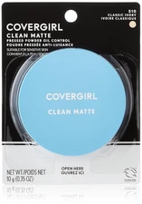 Clean Matte Pressed Powder, Oil Control Powder, 1 Container, .35 Fl Oz, Face Pow