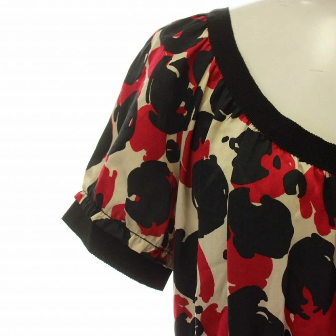 Abito Moschino economico e chic seta manica corta lunghezza ginocchio girocollo usatoe