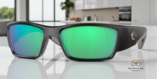 COSTA DEL MAR 6S9109 910902 Corbina Pro Black Green Polarized 61 Mens Sunglasses