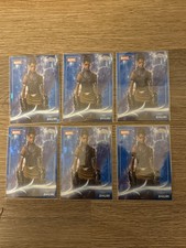 Shuri  Sapphire Base Lot X 6 2025 Topps Chrome Marvel Studios Sapphire Base  #80