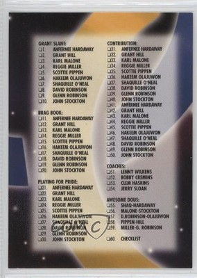 1996 Skybox USA Basketball Checklist #60 11pj