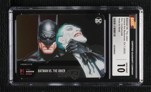 2023 DC Comics: Unlock The Multiverse Head To Batman Joker CGC 10 Gem Mint 0rm6