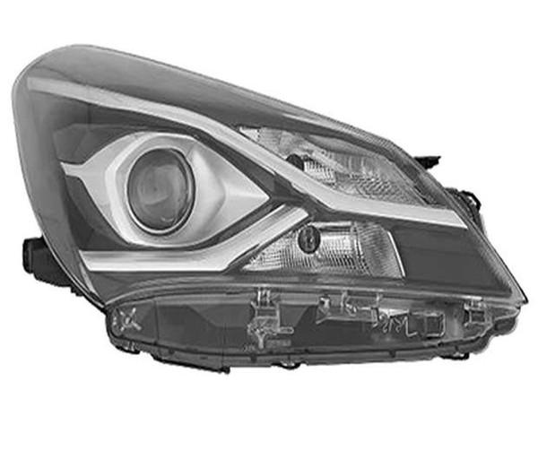Scheinwerfer Rechts Passend FüR Toyota Yaris NLP13_ NSP13_ NCP13_ KSP13_-image