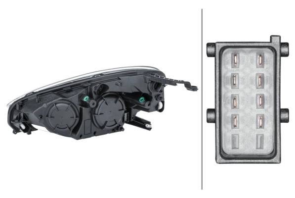 Projecteur principal Hella 1EH 354 811-021 phare avant gauche pour pièces 1216777 13354569