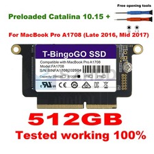 NEW 512GB SSD For Macbook Pro Retina 13.3" A1708 Non-TouchBar Late 2016 Mid 2017