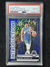2023-24 Mosaic - Introductions - #7 Andre Jackson Jr. - Blue Fast Break 46/85
