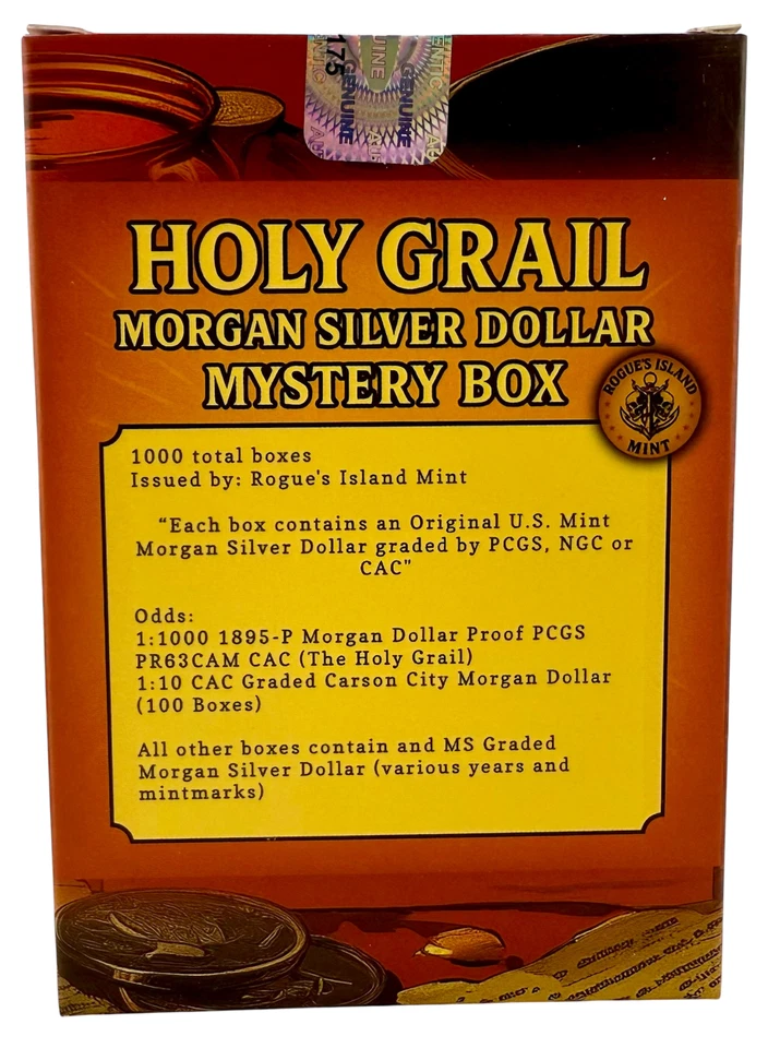 Holy Grail Morgan Silver Dollar Graded Coin Mystery Box 1000 Mintage - Image 4 of 4