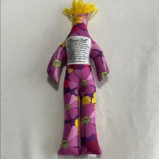 Dammit Doll Stress Relief Purple & Yellow Floral Print 12 Inch