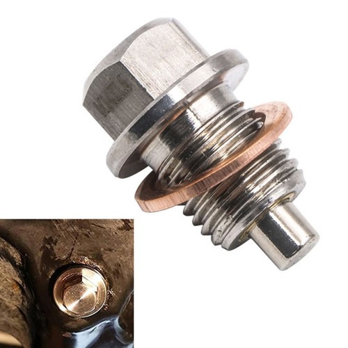 VGOL 2 Pièces Bouchon de Vidange D'huile de Voiture M12x1,5