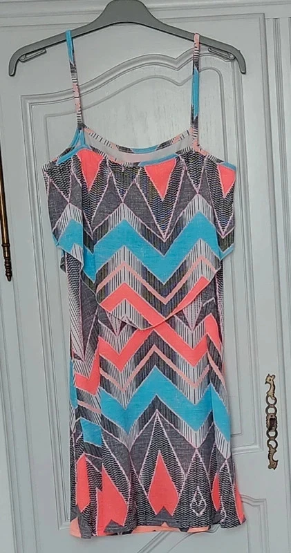 Robe multicolore Cache Cache taille 38 - Photo 2/3
