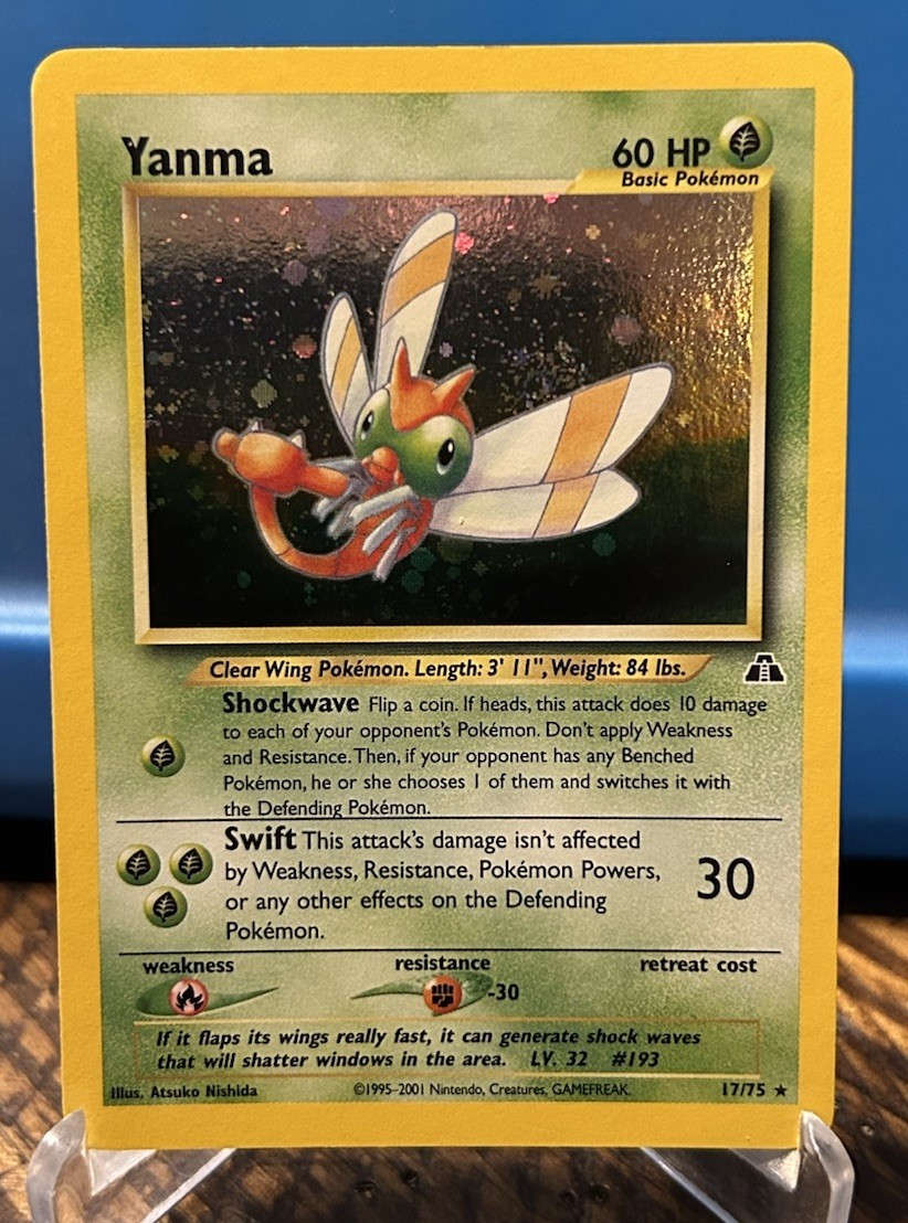 Yanma 17/75 Neo Discovery Holo NM
