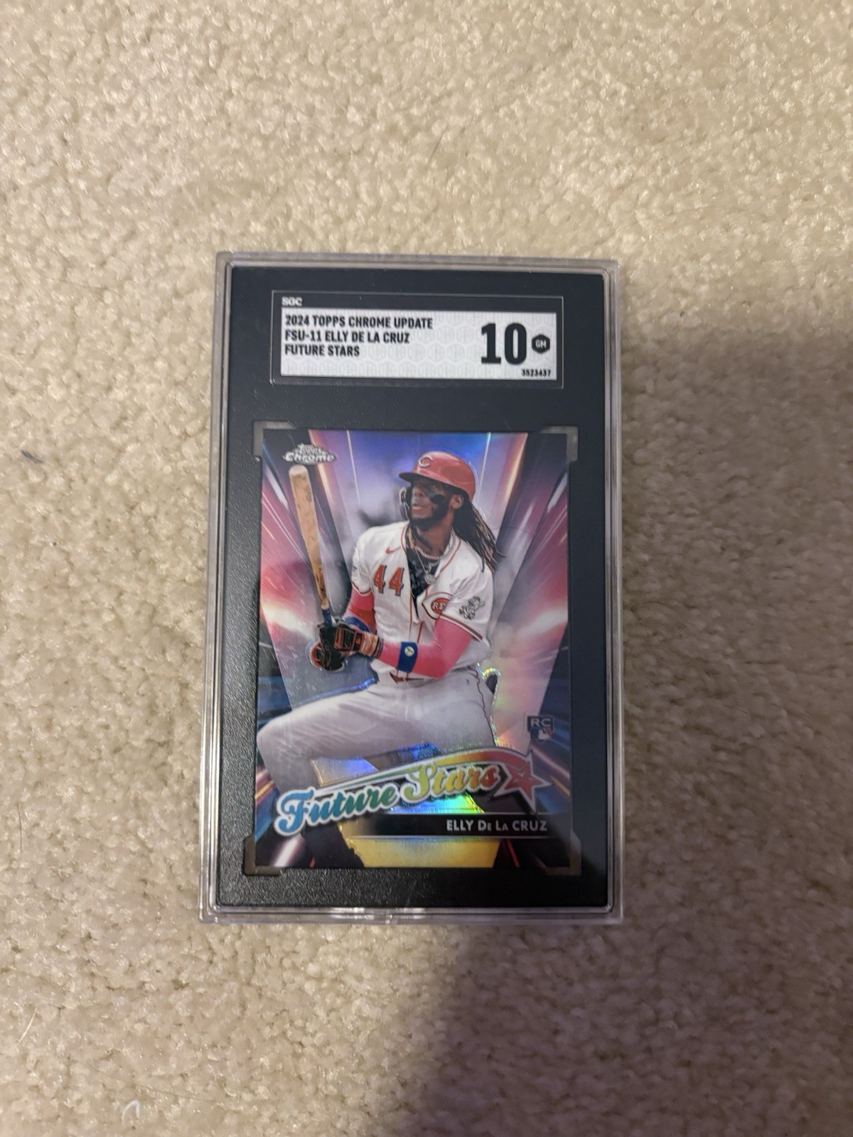 2024 Topps Chrome Update #FSU-11 Elly De La Cruz Future Stars RC SGC 10