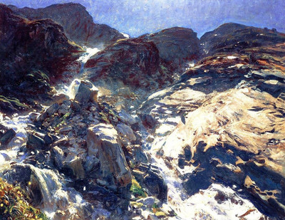 John Singer Sargent Glacier Streams Canvas Print 8x10 Giclee Wall Art Decor