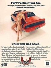 1979 Pontiac Trans Am Ad 18x24 Poster Retro Advertising Print