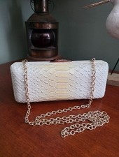 Coach Madison Pinnacle 51550 Ivory Python Emb...