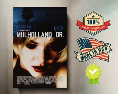 Mulholland Drive (2001) 8x12 Metal Movie Poster   