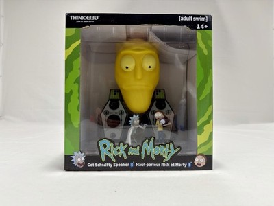 ThinkGeek Rick and Morty Get Schwifty Giant Head Bluetooth Speaker Fast Shipping