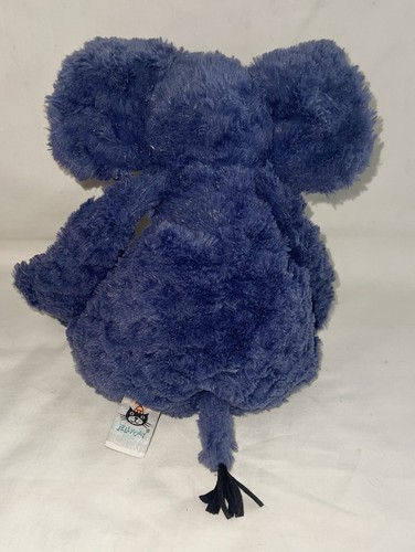 Jellycat Charmed Edmundo Elephant Indigo Blue 15" Plush Stuffed Animal - Picture 2 of 4
