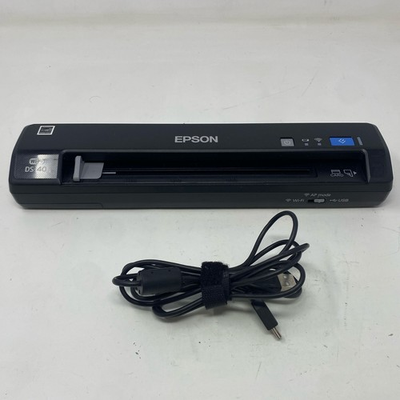 #ad Epson WorkForce DS 40 Wireless Portable Scanner Black 8.5in Sheetfed $39.99