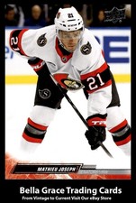 2022-23 Upper Deck Mathieu Joseph #379 Ottawa Senators NHL Hockey 