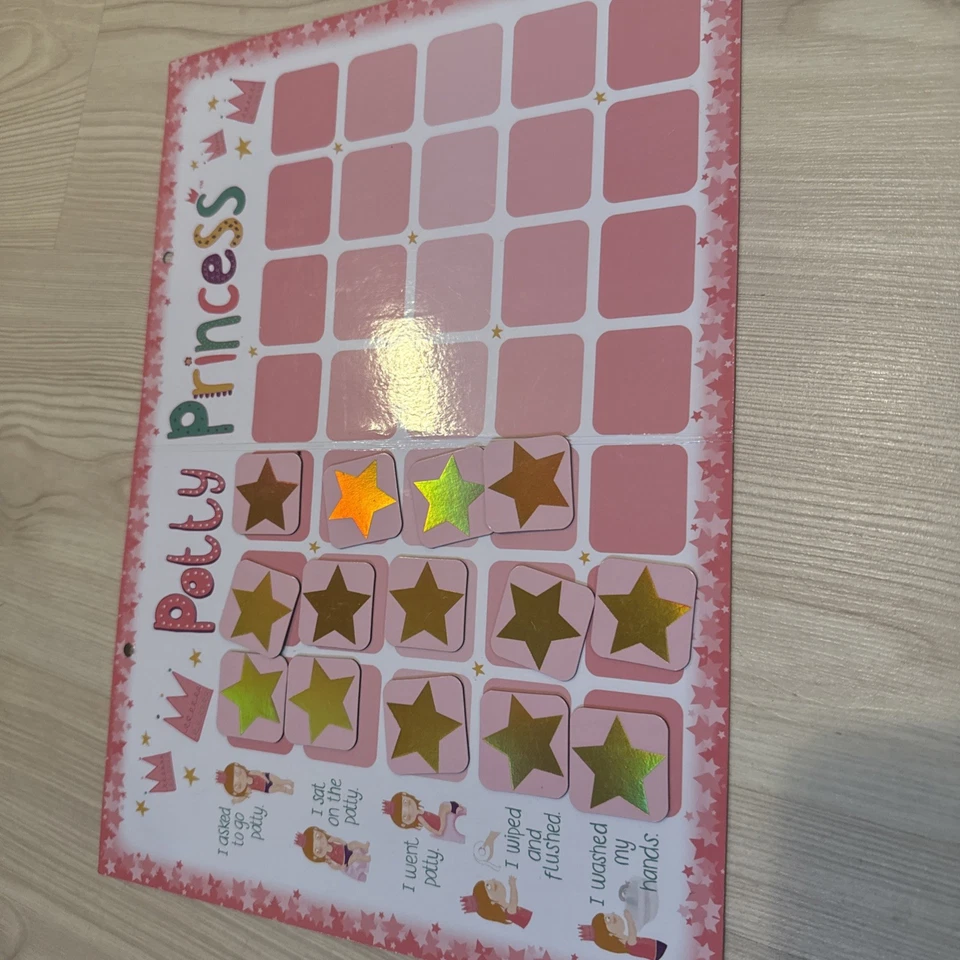 Potty Princess Training Kit Magnetic Chart Crown And Book - Изображение 3 из 4