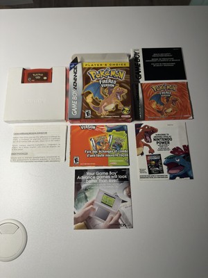 Pokémon FireRed Version US Player s Choice CIB Complete | Authentic | Tested Sav