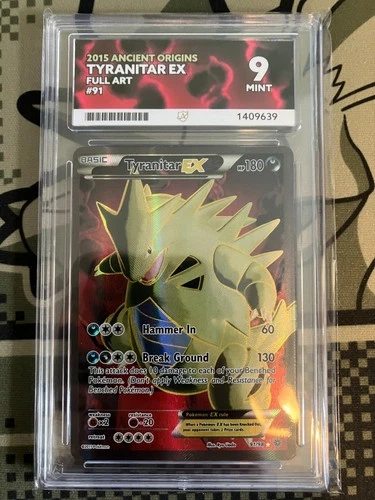 Pokémon TCG - Tyranitar EX 91/98 - Ancient Origins Full Art - ACE 9 Mint