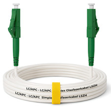 Glasfaserkabel LC/APC Simplex LSZH Patchkabel LWL Patchcord Fritz!Box Telekom
