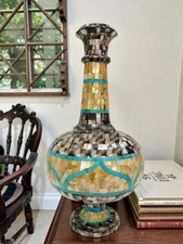 Vase En Marbre Sur Mesure - Décor D'Intérieur Personnalisé - 15" H