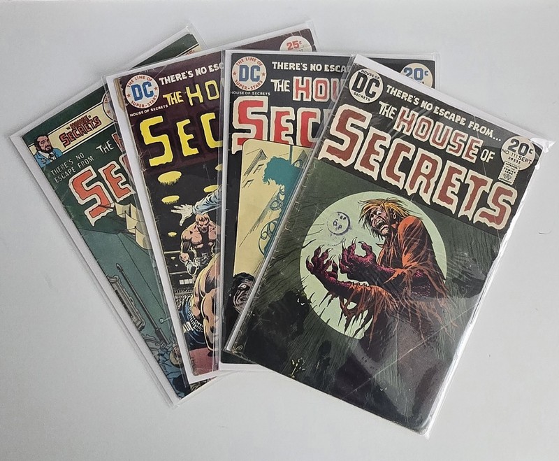 🔥🔥 House of Secrets Comic Lot (4 Issues) – #111 #118 #123 #136 – DC Bronze Age