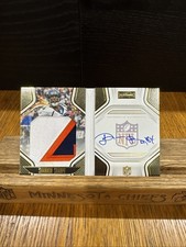Shannon Sharpe Panini Playbook On-card Auto/Jersey #33/35! Denver Broncos HOF'er