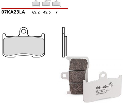 BREMBO BELAG MISCHUNG LA FÜR SUZUKI 800 GSX 8R 2024 2025 800 GSX8S 2023 2025