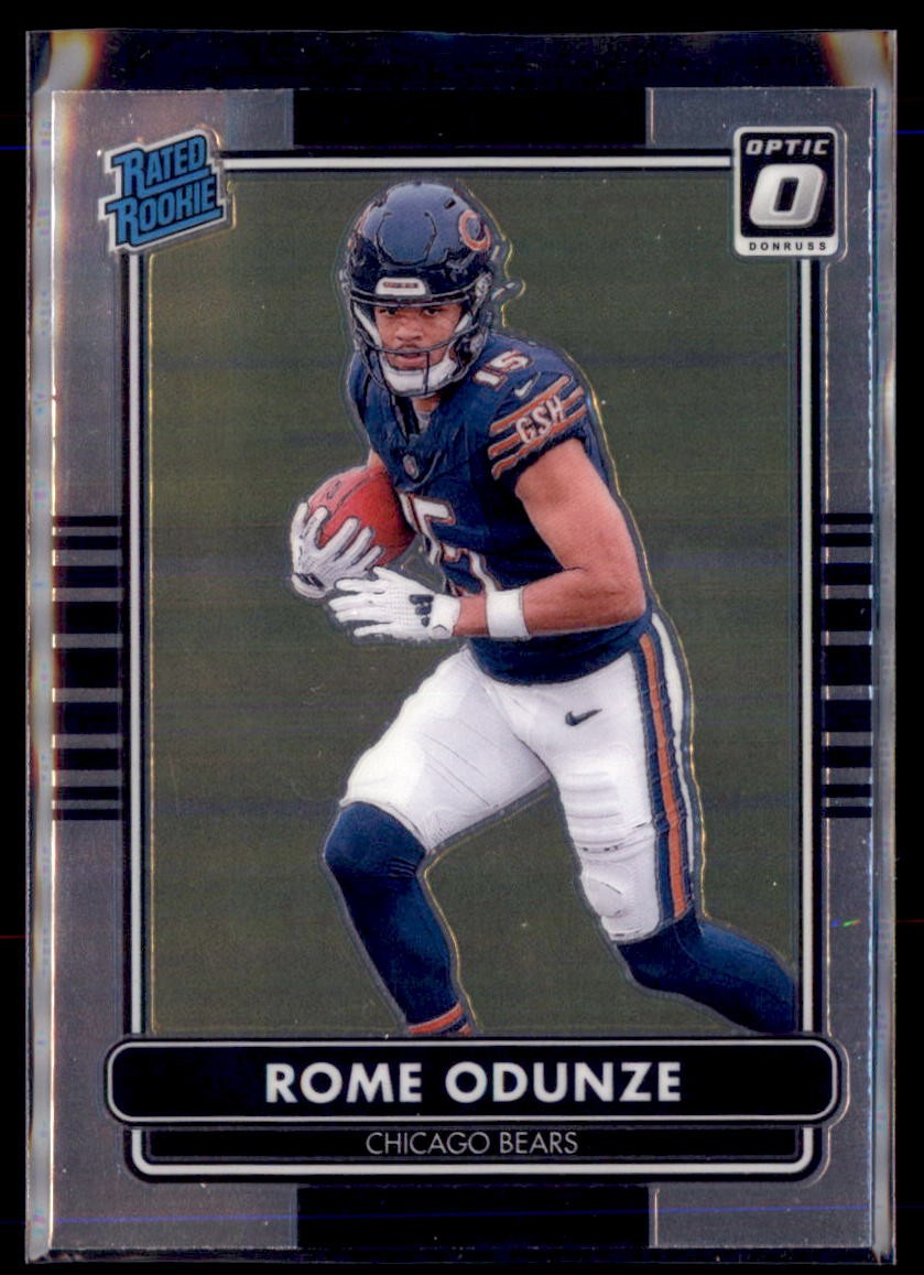 2024 Donruss Optic Rome Odunze Bears 11 Rated Rookie Retro Series