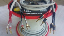 3m MONSTER CABLE High-End Lautsprecherkabel M-SERIE OFC 99,9% Bananas/Gabelschuh