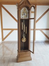Hermle Standuhr Westminster-Schlag, Höhe 194 cm, Eiche.
