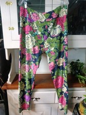 LuLaRoe Tall Curvy TC2 Women's Floral Print Leggings