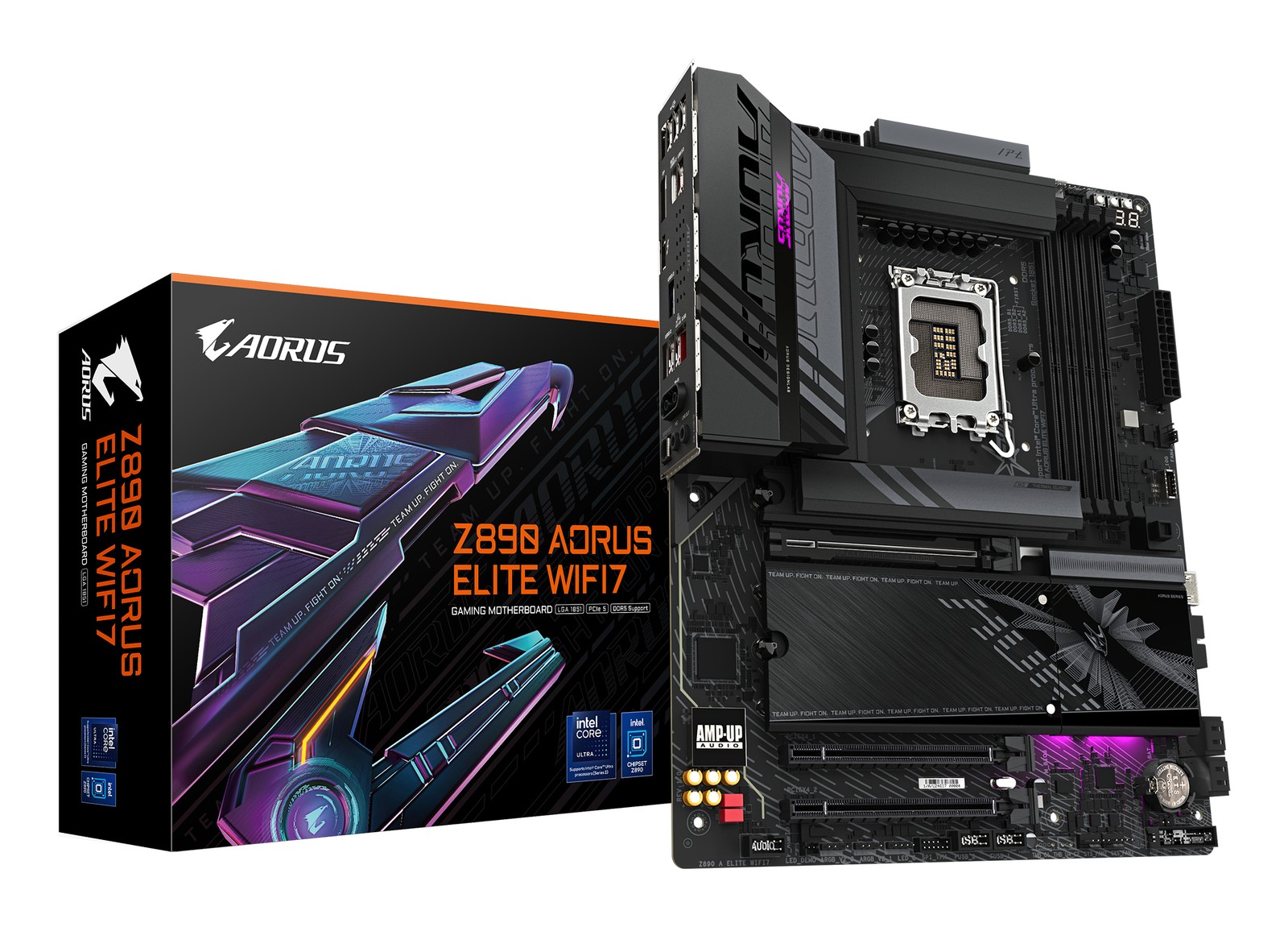GIGABYTE Z890 AORUS ELITE WIFI7 Motherboard - Supports Intel Core - LGA1851