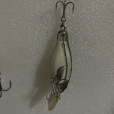 Old Large Screwtail Eye Bomber Smilin Minnow ...