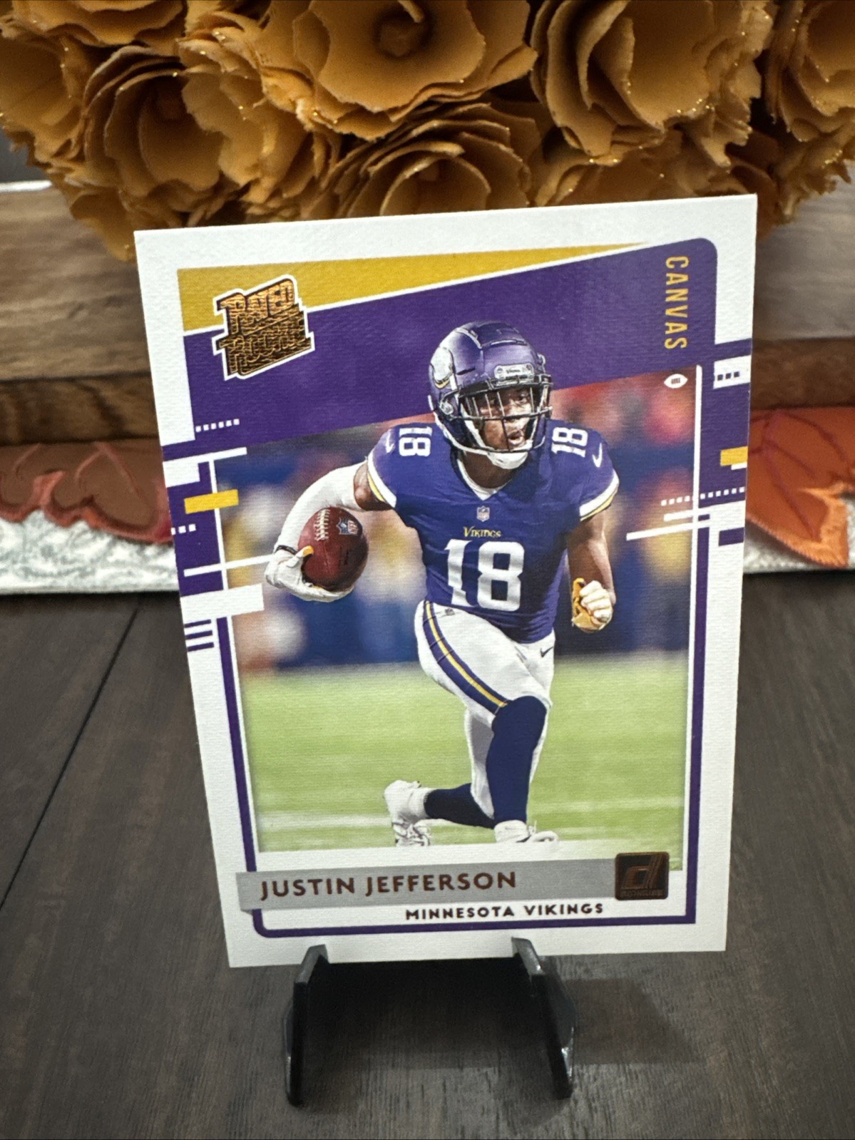 2020 Panini Donruss - Rated Rookie Justin Jefferson #313 Canvas (RC)