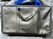 Vintage Case Logic Brookstone Cassette Carrying Case 30 Tape Holder Black Nylon