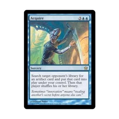 WotC MtG Fifth Dawn Acquire (R) (Foil) EX