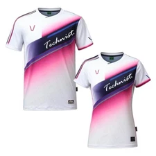 TECHNIST 25S/S Unisex Badminton T-Shirts Sports Training Tee AsiaFit NWT TNT5579