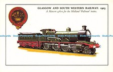 R569779 Glasgow and South Western Railway 1903 Manson 4 6 0 Midland Pulman train