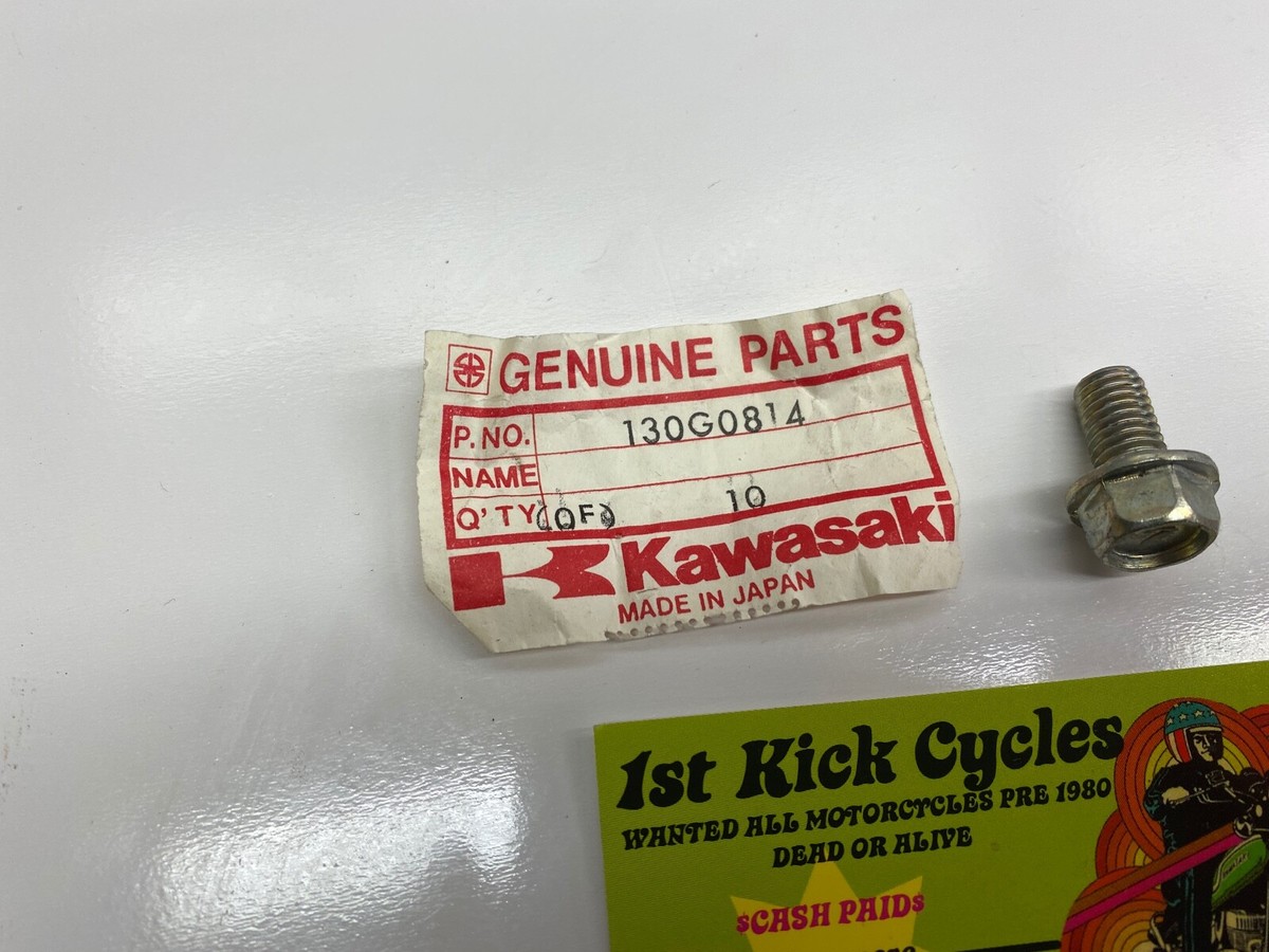 NOS Kawasaki 130G0814 Flanged Bolt 8x14 Ignition KZ1300 KZ 1300