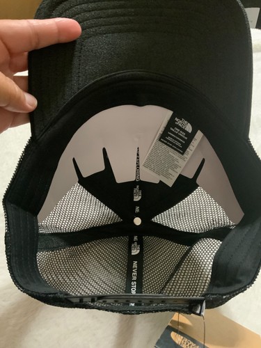 NWT THE NORTH FACE MUDDER TRUCKER HAT OS BLACK/MED GREY HEATHER - Picture 6 of 8